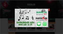 Desktop Screenshot of bursafm.com.tr